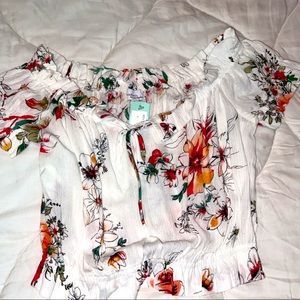 Off the shoulder blouse